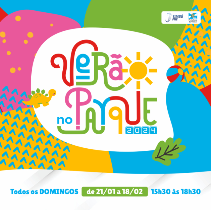 FME Timbó inicia neste domingo o projeto Verão no Parque 2024
