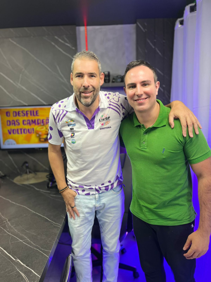 PRESIDENTE DA LIGA É ENTREVISTADO POR MAURÍCIO NO “STUDIO PROSPERE”