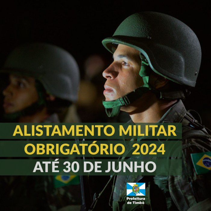 Alistamento Militar Obrigatório de 2024 pode ser feito até 30 de junho