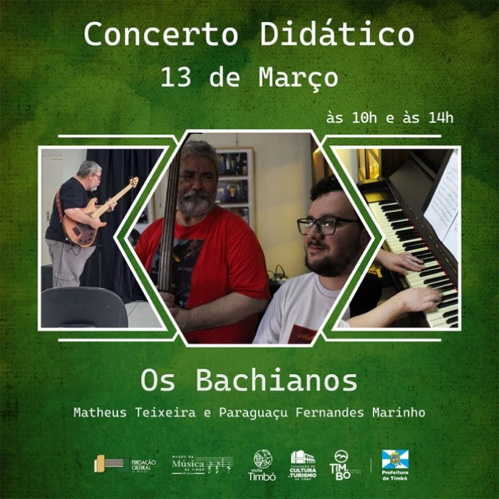 Museu da Música recebe Concerto Didático com projeto Os Bachianos dia 13 de março