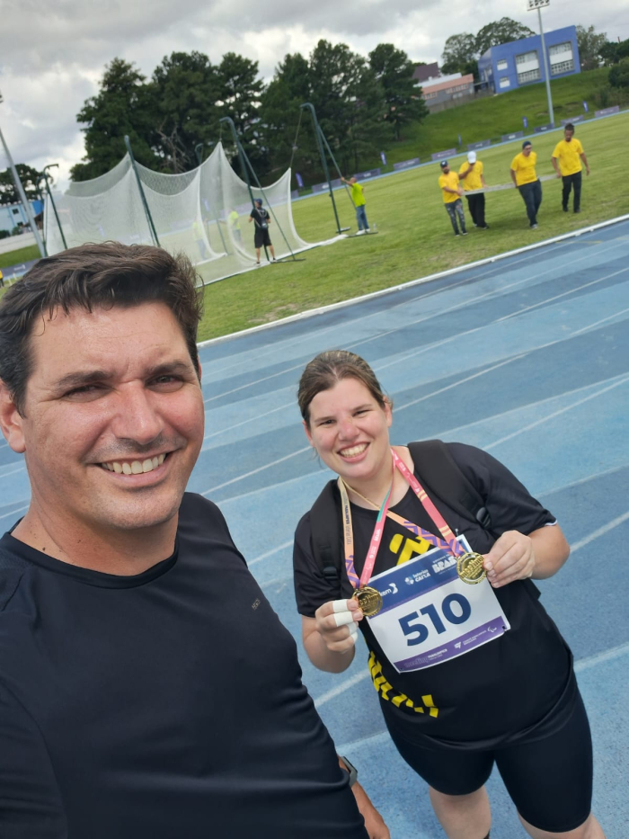 Atleta timboense conquista dois ouros no Meeting Paralímpico de Curitiba