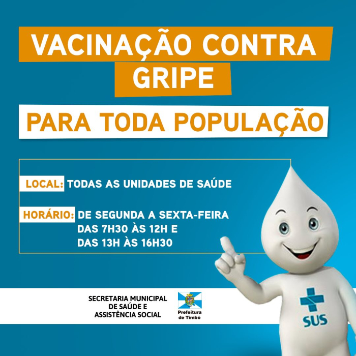 Vacina contra Gripe é liberada para toda a população