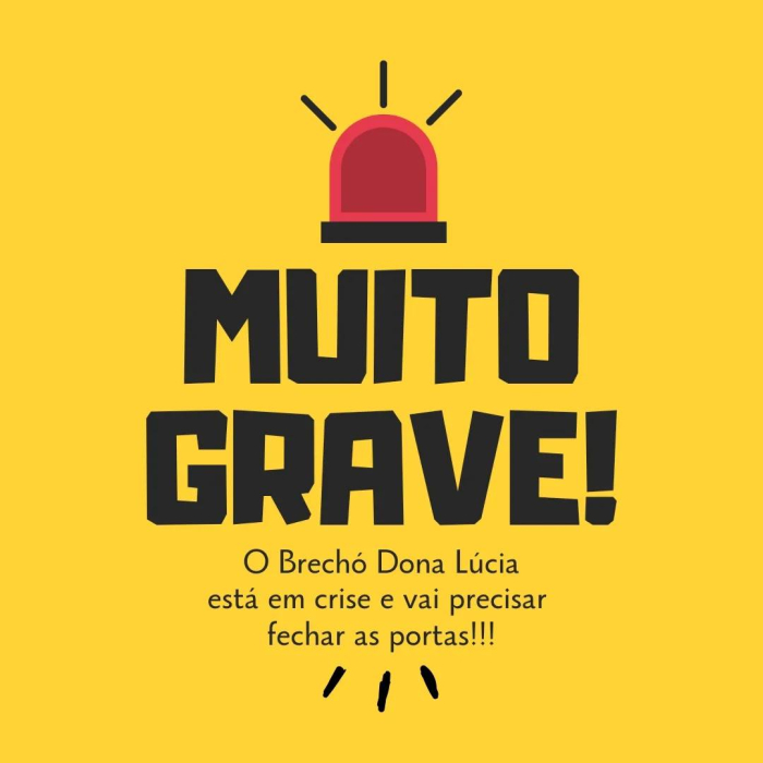 Brechó Dona Lúcia precisará fechar as suas portas