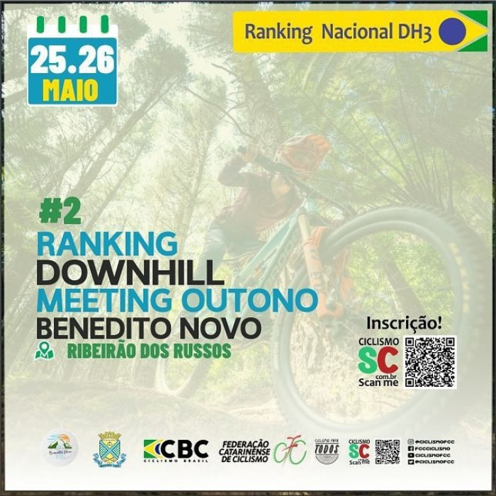 Benedito Novo no Campeonato Catarinense de Downhill