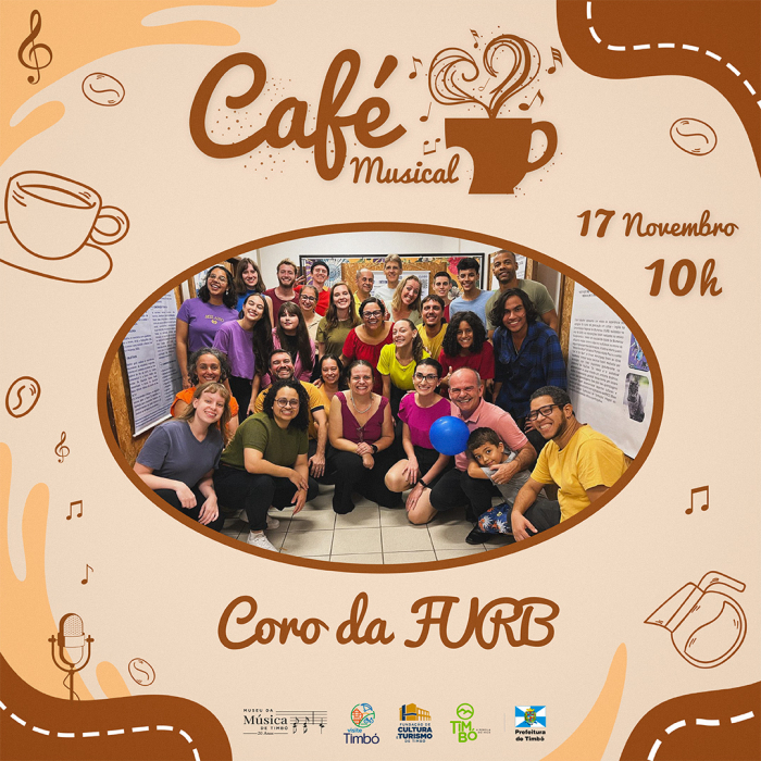 Café Musical apresenta neste mês de novembro o Coro da FURB