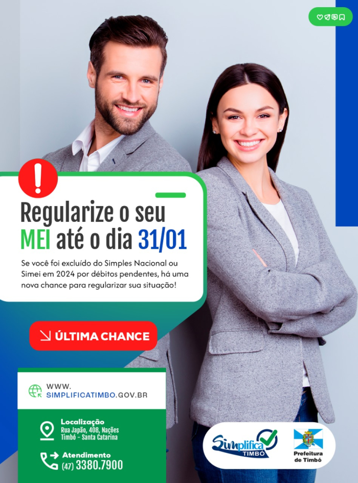 Prefeitura de Timbó mobiliza MEIs para regularização no Simples Nacional