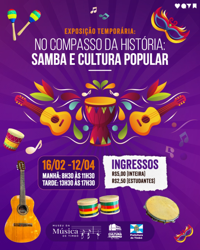 Museu da Música apresenta a exposição “No Compasso da História: Samba e Cultura Popular”