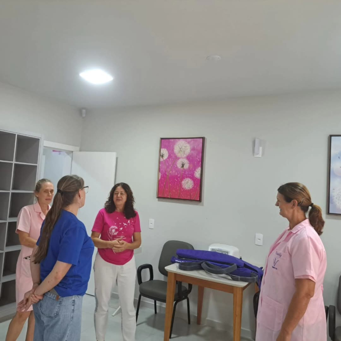 Secretaria de Saúde fortalece parceria com a Rede Feminina de Combate ao Câncer de Timbó