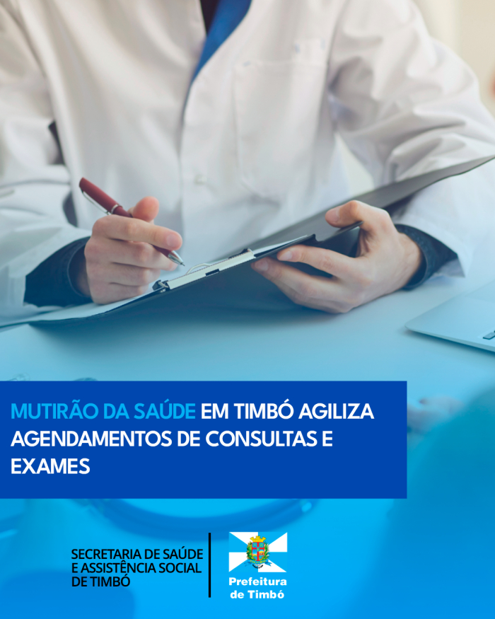 Mutirão da Saúde em Timbó agiliza agendamentos de consultas e exames