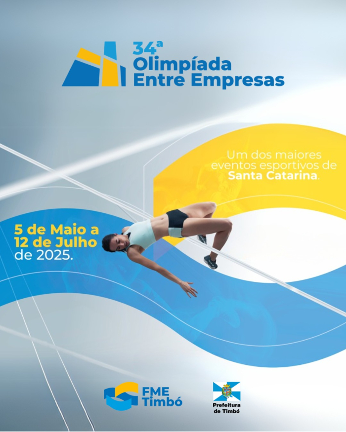 Timbó abre inscrições para a 34ª Olimpíada Entre Empresas