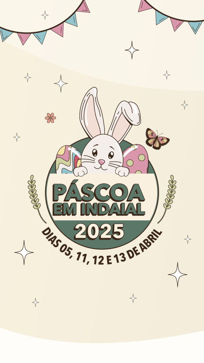 Prefeitura de Indaial anuncia programação especial de Páscoa com atividades para toda a família