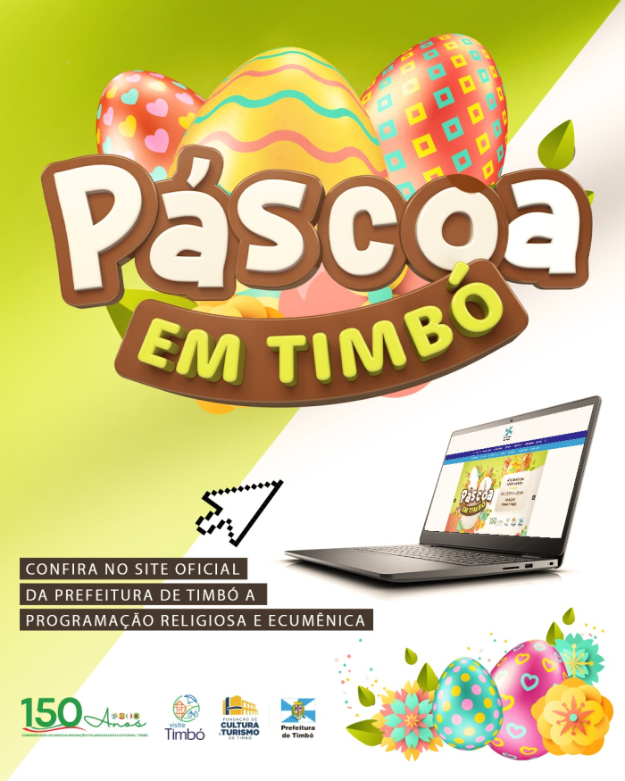 Timbó celebra a Páscoa com programações religiosas e ecumênicas