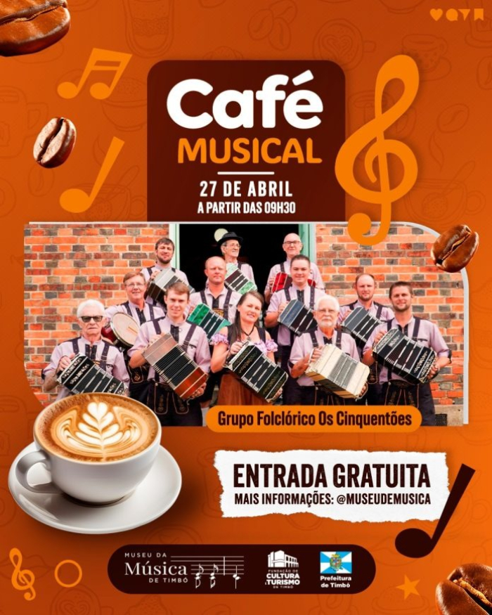 Grupos Os Cinquentões é atração do Próximo Café Musical nesse final de semana