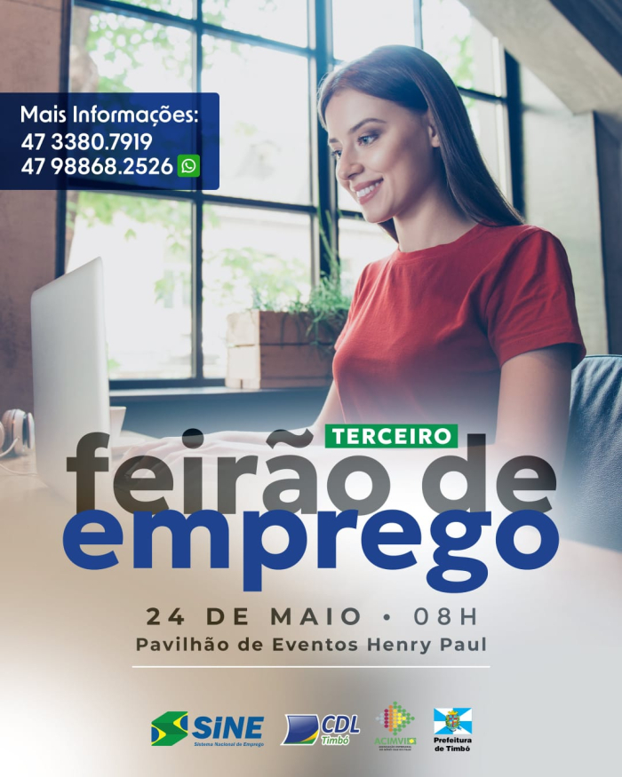 3º Feirão de Empregos de Timbó: Mais Oportunidades de Trabalho para a Comunidade
