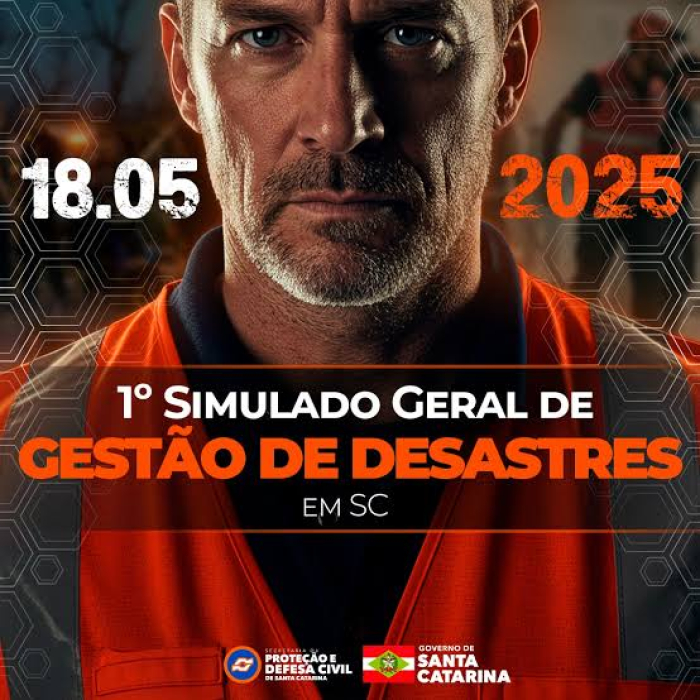 Indaial realiza 1º Simulado Geral de Gestão de Desastres neste domingo
