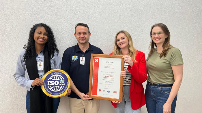 Simplifica Timbó recebe revalidação da Certificação ISO 9001:2015