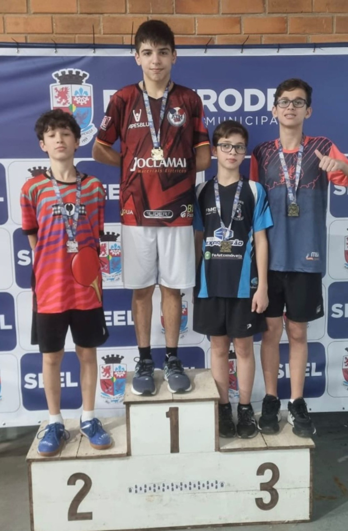 Indaial participa da 2ª etapa da Liga Litorânea de Tênis de Mesa
