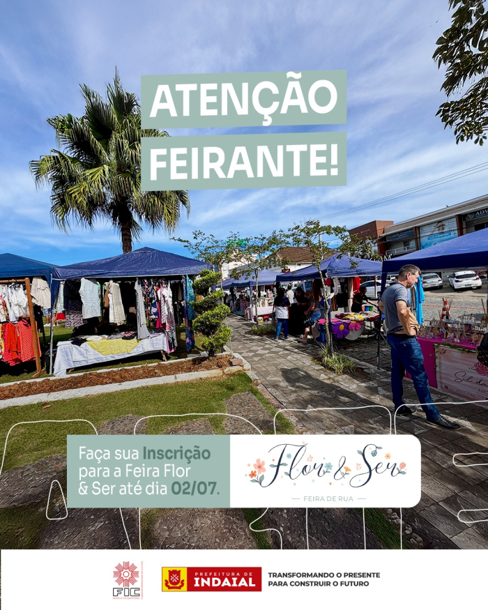 FIC abre inscrições para nova edição da Feira de Rua Flor & Ser 