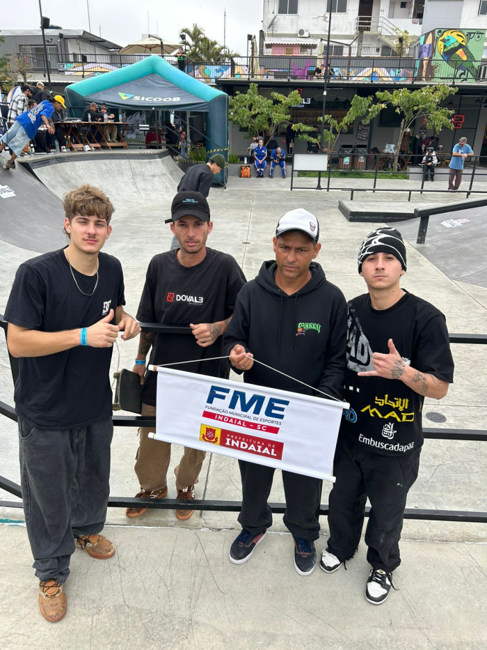 Indaial sedia 2ª Etapa do Circuito Catarinense de Skate Street e recebe atletas de todo o Estado
