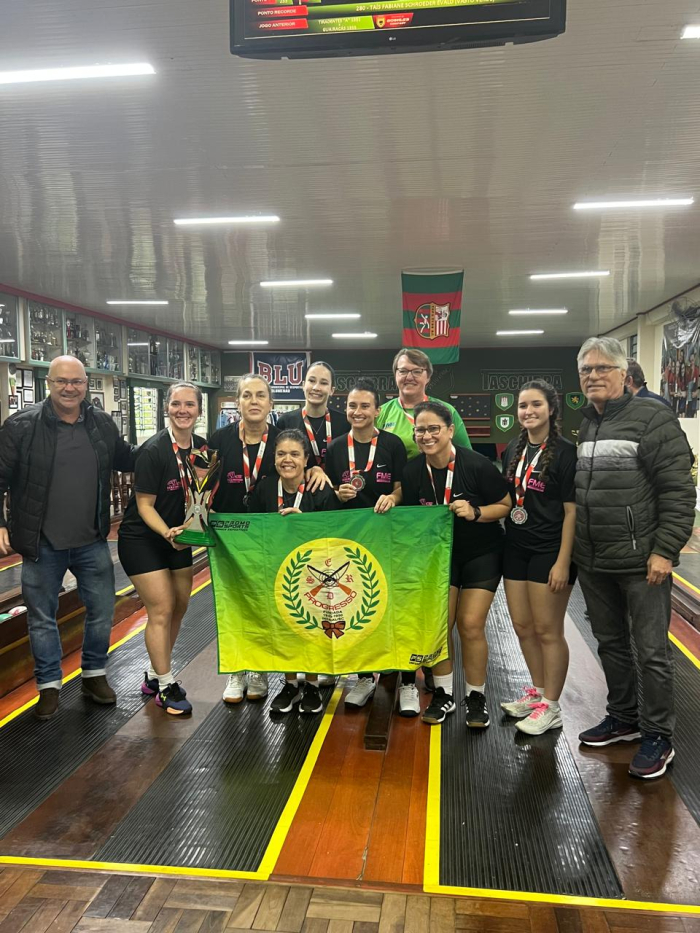 Equipe feminina de Indaial é vice-campeã da 48ª Taça Ouro Estadual de Bolão 16