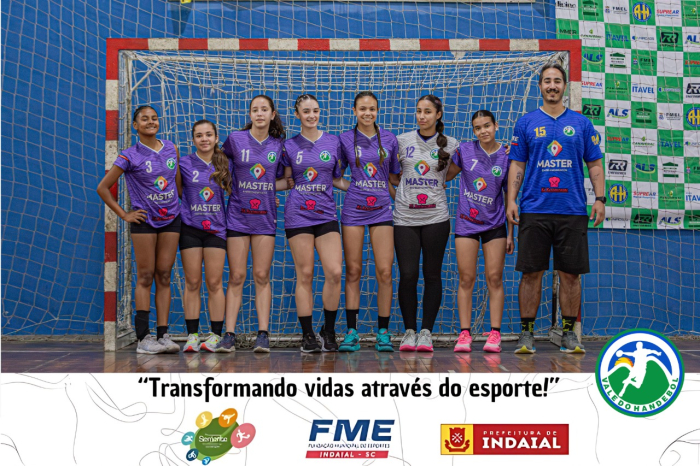 Equipe feminina cadete do Vale do Handebol de Indaial disputa 2ª etapa da Liga SC