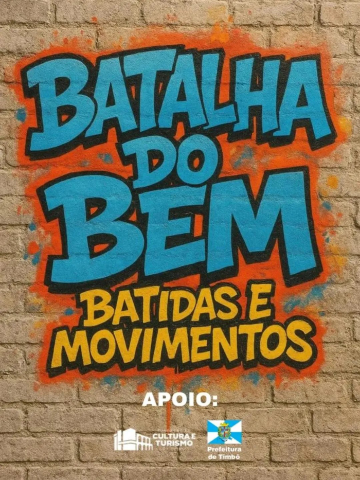 Prefeitura de Timbó apoia evento beneficente “Batalha do Bem – Batidas e Movimentos”