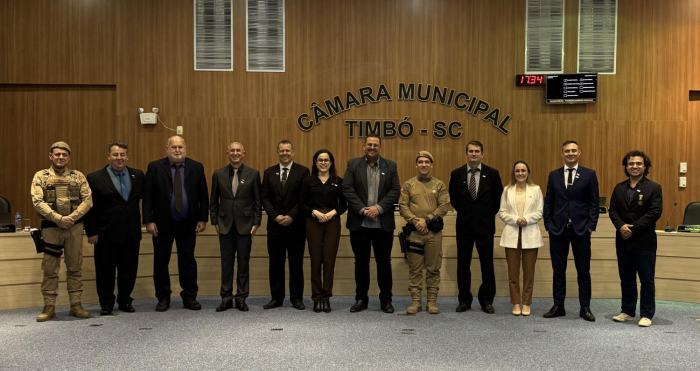 Câmara de Timbó realiza Sessão Solene alusiva à Semana da Pátria