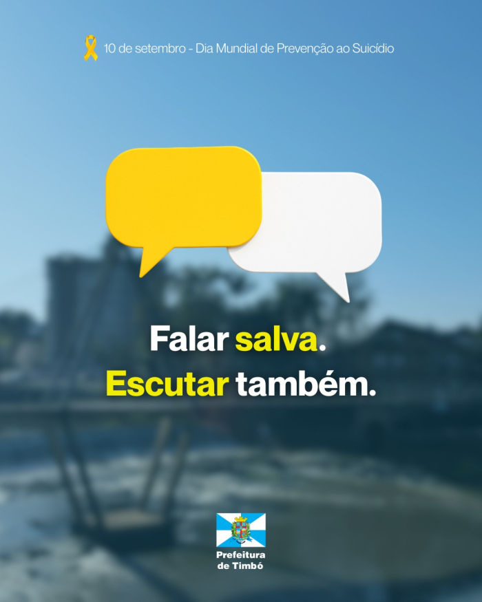 Dia Mundial de Prevenção ao Suicídio reforça a importância do CAPS em Timbó