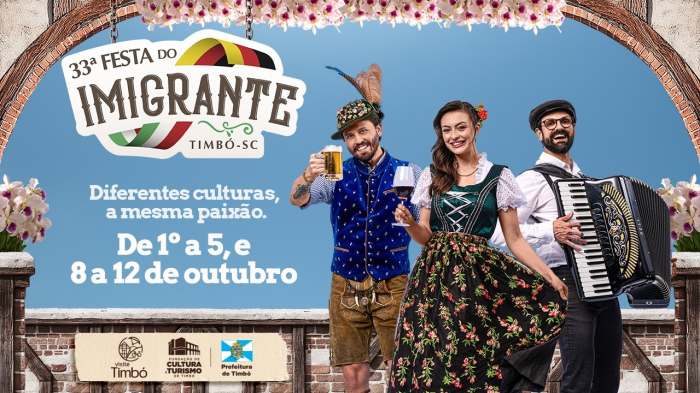 Timbó divulga programação completa da 33ª Festa do Imigrante