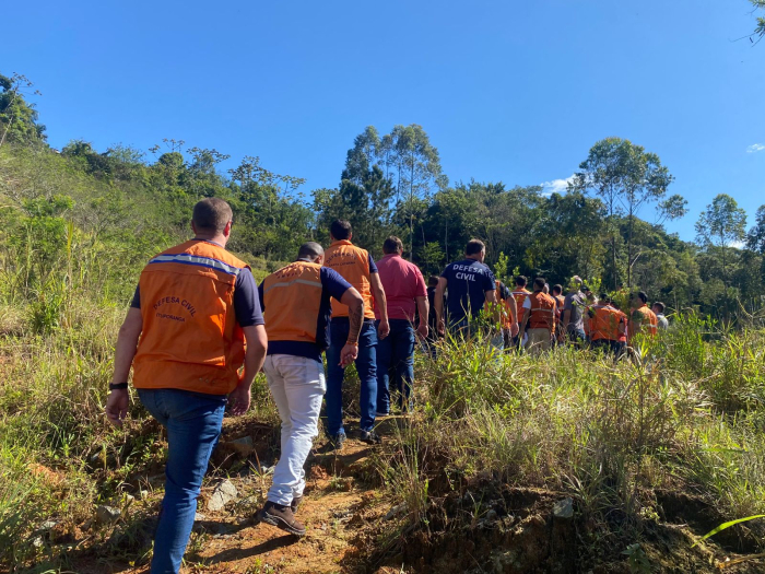 Equipe da Defesa Civil de Indaial participa de capacitação sobre áreas de risco geológico e hidrológico