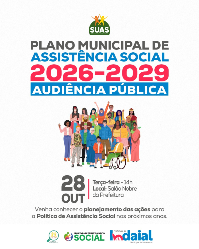 Indaial realiza audiência pública para apresentação do Plano Municipal de Assistência Social 2026-2029