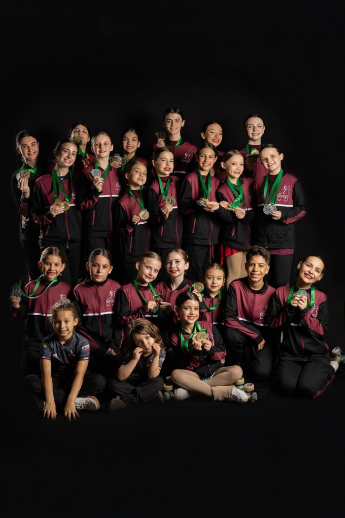 Indaial sediou a 2ª fase do Campeonato Catarinense de Patinação Artística e atletas da ACAP conquistam 74 medalhas