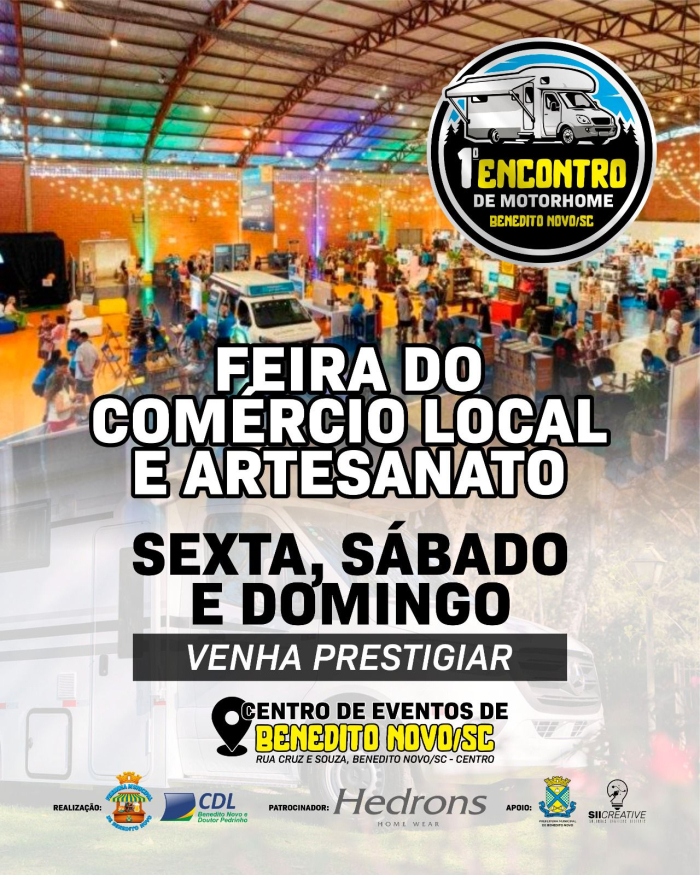 Feira do Comércio Local e do Artesanato movimenta Benedito Novo