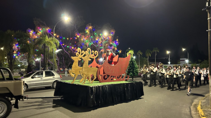 Abertura do Natal + Encantado de Timbó reúne grande público e dá início à programação de fim de ano na cidade