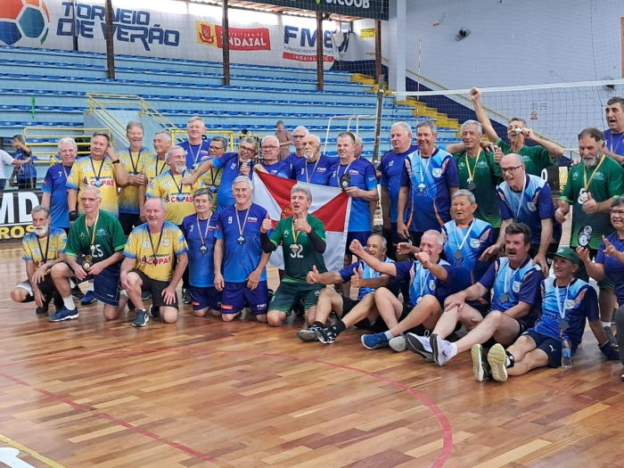 Indaial realiza a 1ª Copa de Voleibol Adaptado 60+ com integração e excelentes resultados