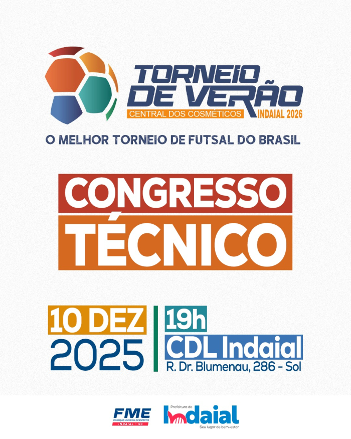Congresso Técnico do Torneio de Verão 2026