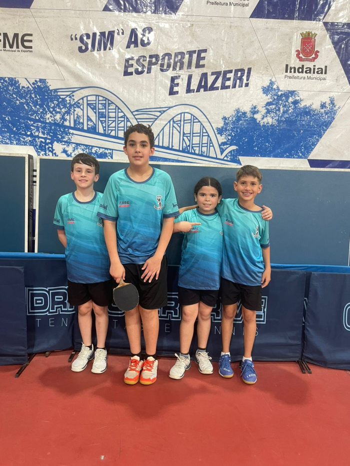 Indaial encerra participação no Campeonato Brasileiro de Tênis de Mesa em Blumenau