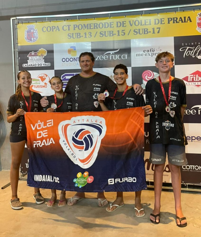 CT de Vôlei de Praia Attalea/FME Indaial fecha o ano com pódio