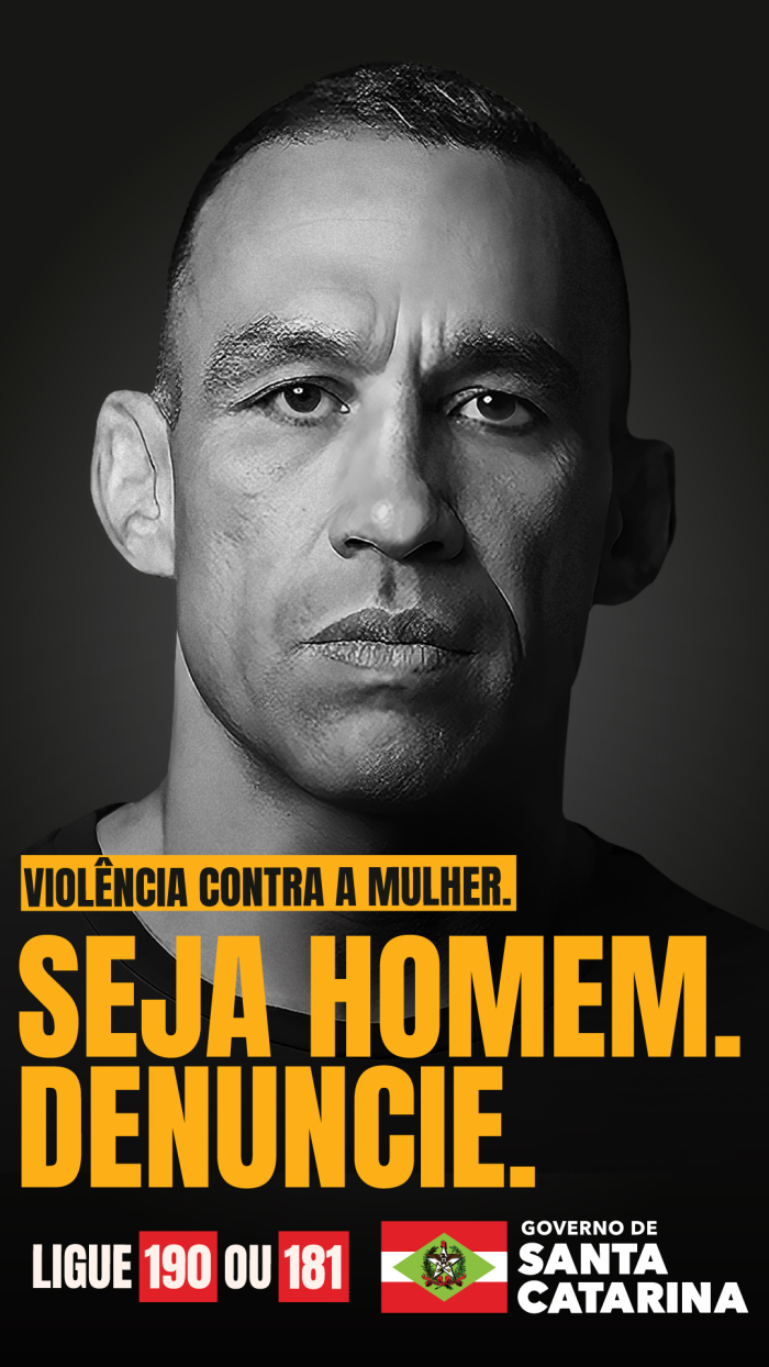 Campanha do Governo de conscientização  e enfrentamento contra a violência da mulher