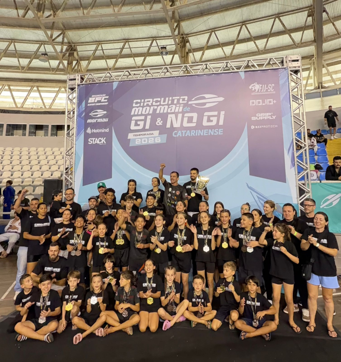 Equipe de Jiu-Jitsu do Projeto Semente conquista título geral na 1ª etapa do Circuito Catarinense Mormai