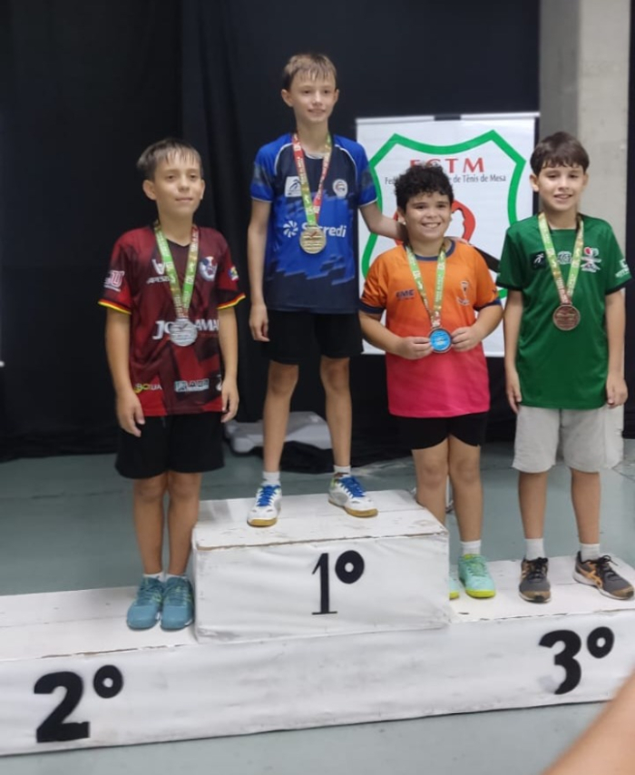 Tênis de Mesa de Indaial participa da 1ª etapa do Estadual em Jaraguá do Sul