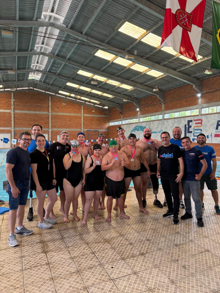 Primeiro Festival de Natação Paradesporto reúne atletas e fortalece inclusão em Indaial