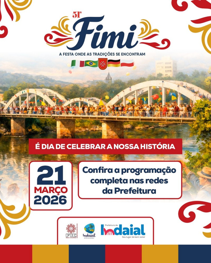 FIMI acontece amanhã e celebra os 92 anos de Indaial com programação especial