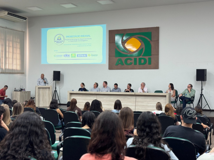 Formação Proestágio 2026 reúne estagiários de todas as secretarias da Prefeitura de Indaial