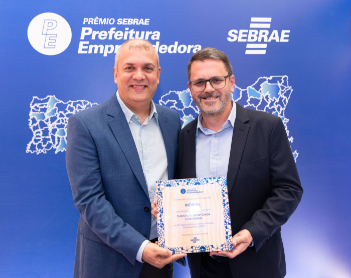 Indaial é finalista no Prêmio Sebrae Prefeitura Empreendedora com projeto inovador no turismo