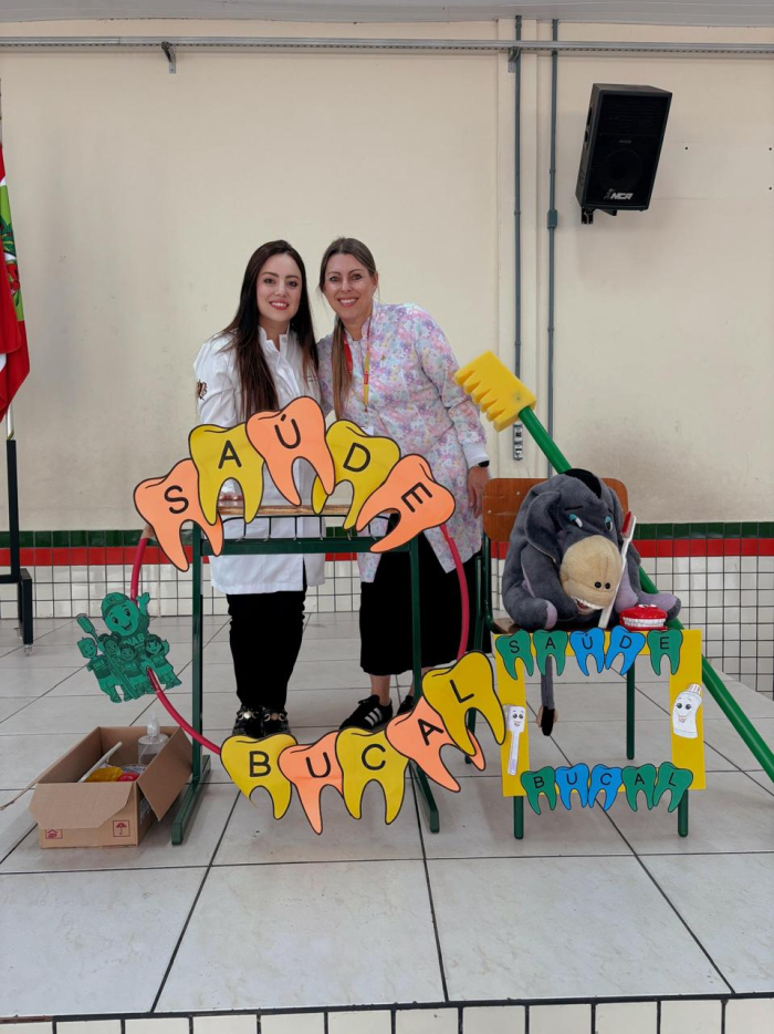 Indaial atendeu mais de 800 crianças em março com ações de saúde bucal nas escolas 