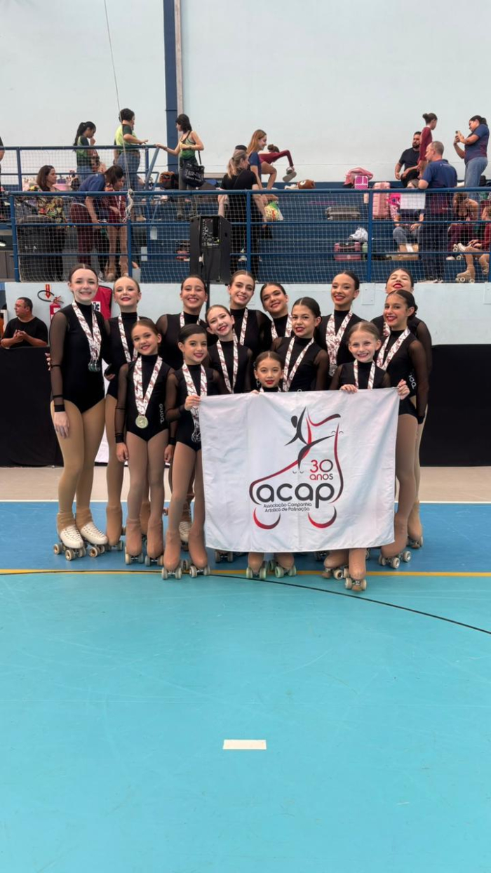 ACAP/FME Indaial conquista 40 medalhas na 1ª fase do Campeonato Catarinense de Patinação Artística