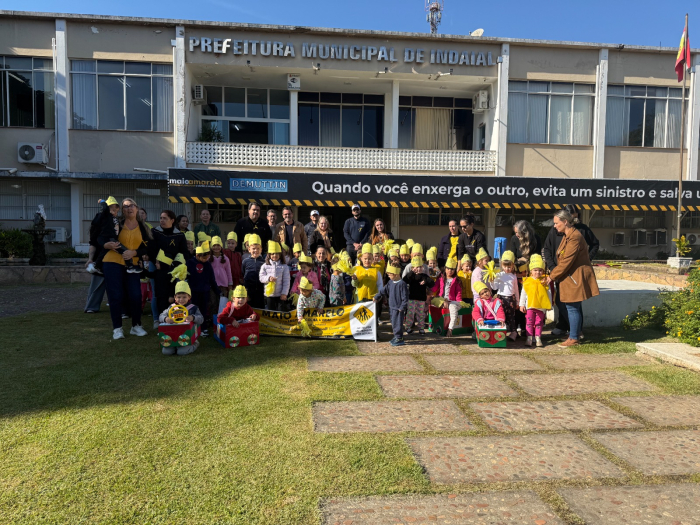 Unidades de Educação Infantil promovem ações alusivas ao Maio Amarelo 