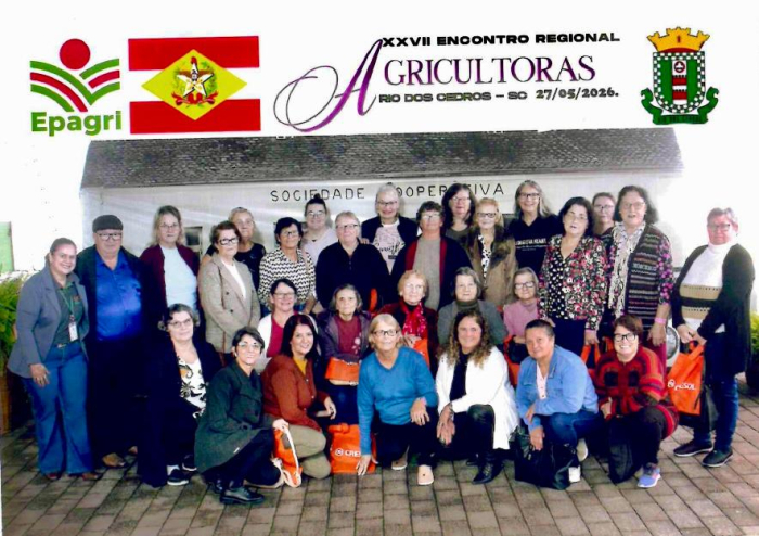 Indaial participou do 27º Encontro Regional das Agricultoras