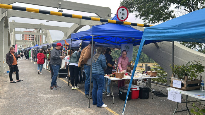 Indaial recebeu mais uma edição do evento Domingo na Ponte 